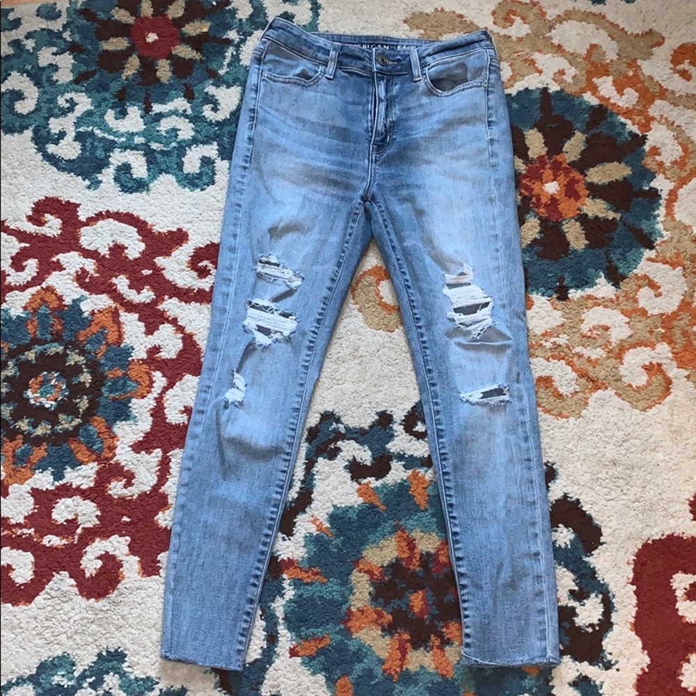 AE high rise jegging crop